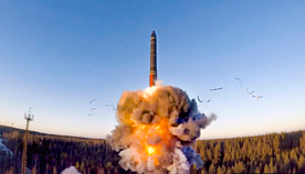 Запуск российской ядерной ракеты