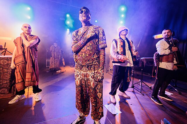 „Kalush Orchestra“ koncerto akimirka