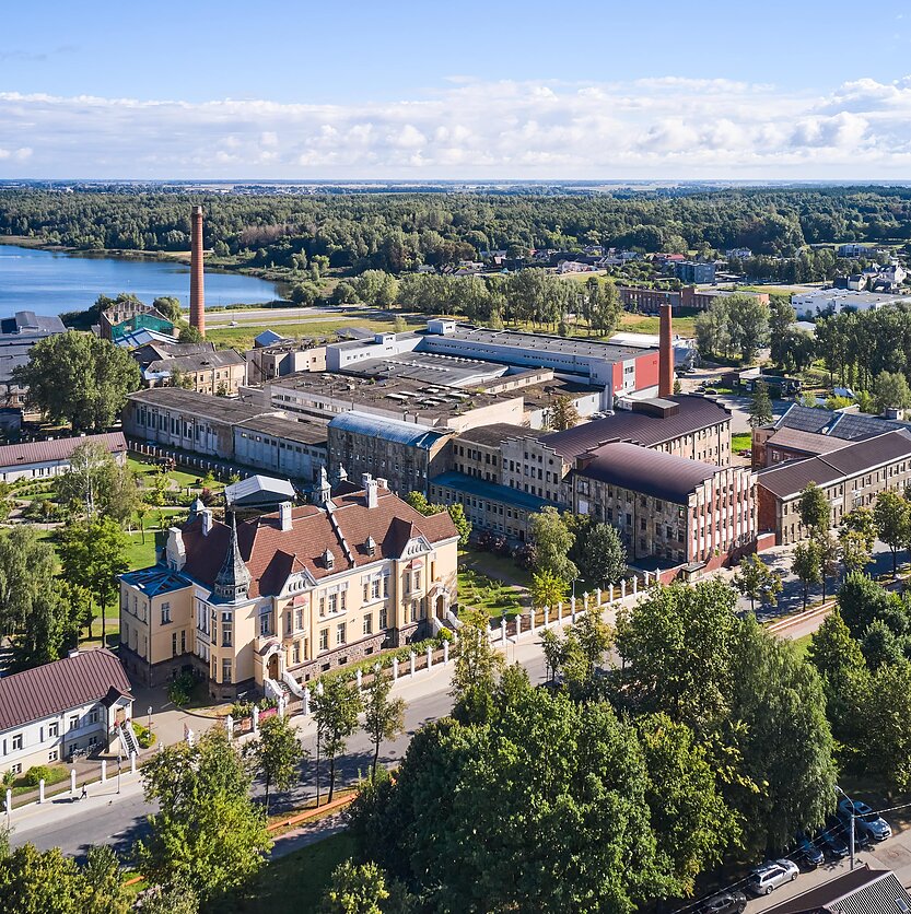 Norbert Tukaj, Chaimo Frenkelio vila ir buvusio odų fabriko teritorija 