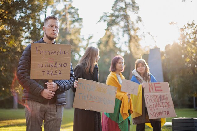 Prieš festivalį „Vilniaus fejerija“ – protestas
