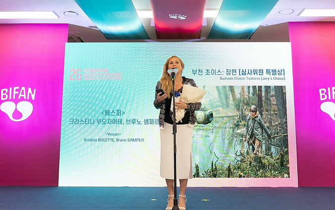 Filmą „Vesper“ pristatanti režisierė Buožytė: kartais pagalvoju – kaip čia mums pavyko