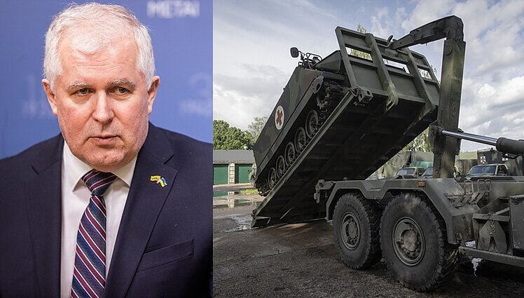 Anušausko teigimu, Ukrainą iš viso jau pasiekė 50 Lietuvos dovanotų šarvuočių M113