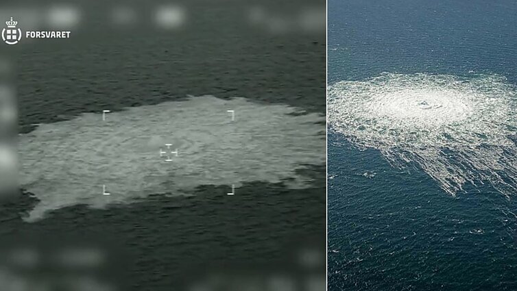 Užfiksuoti du galingi sprogimai „Nord Stream“ teritorijoje, Kyjivas tai vadina Maskvos teroristine ataka