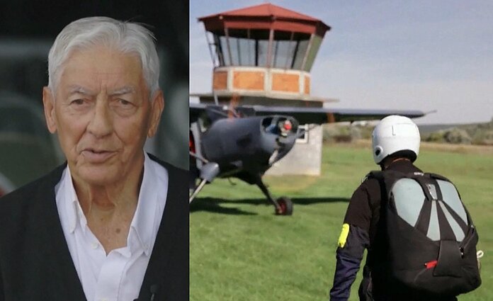 Amžius – ne riba: 88-erių parašiutininko tikslas – dar dešimtmetį išlikti sporte ir pasiekti Guinnesso rekordą