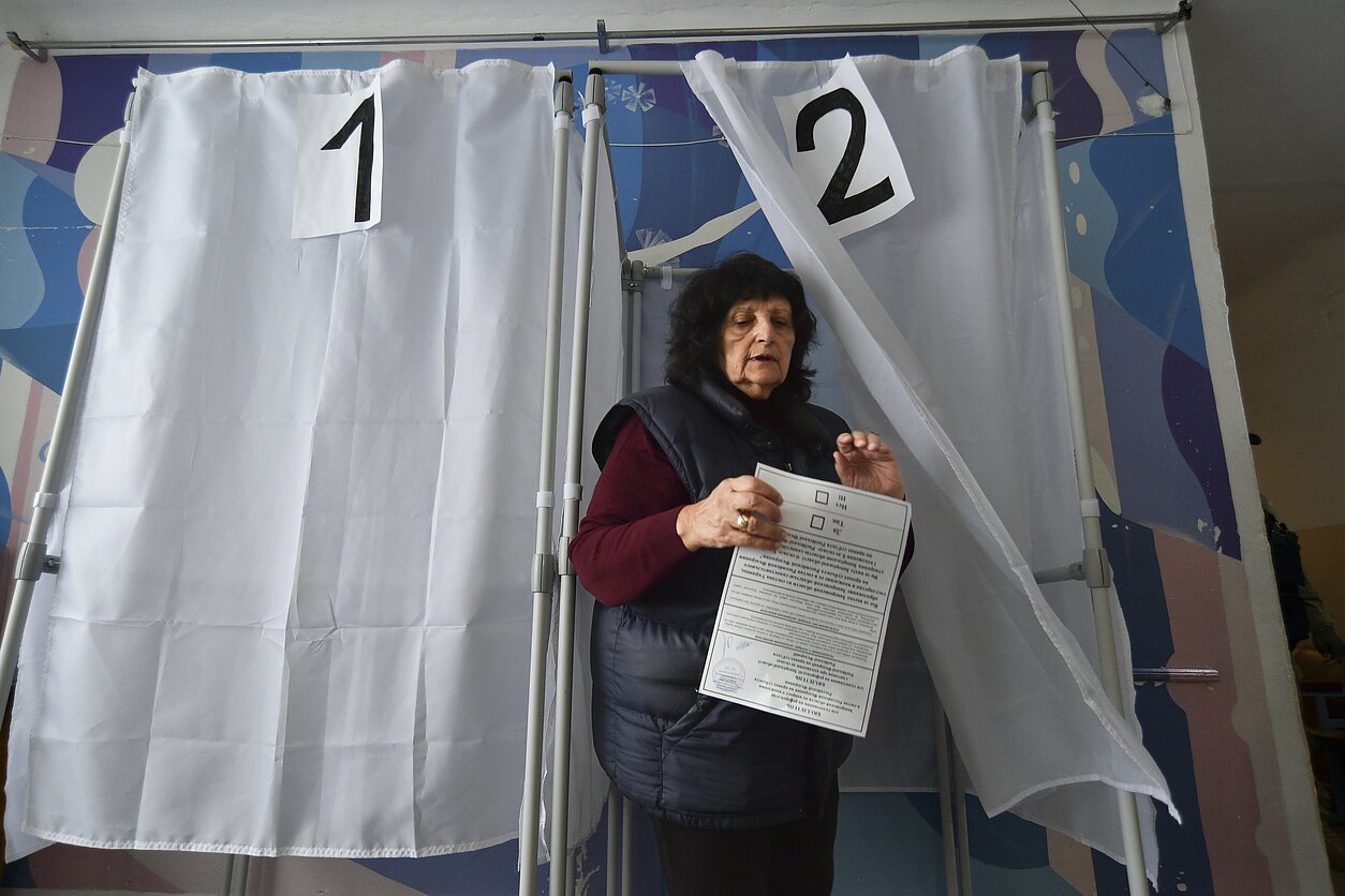 Rusijos surengtas „referendumas“ Ukrainos teritorijoje