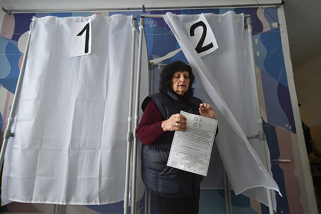 Rusijos surengtas „referendumas“ Ukrainos teritorijoje