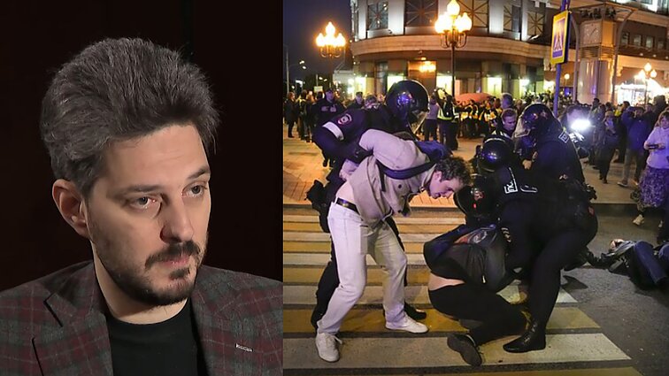 Maksimas Kacas: žmonės į Rusijos gatves išeis tada, kai pajaus, kad gali sugriauti sistemą
