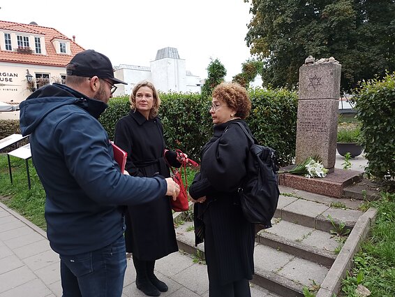 Katharina von Schnurbein lankėsi Lietuvoje Katharina von Schnurbein lankėsi Lietuvoje