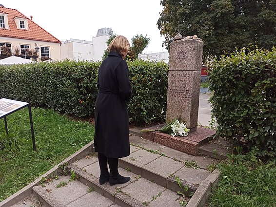 Katharina von Schnurbein lankėsi Lietuvoje Katharina von Schnurbein lankėsi Lietuvoje