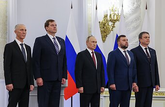 Vladimiras Putinas skelbia 4 Ukrainos regionų aneksiją