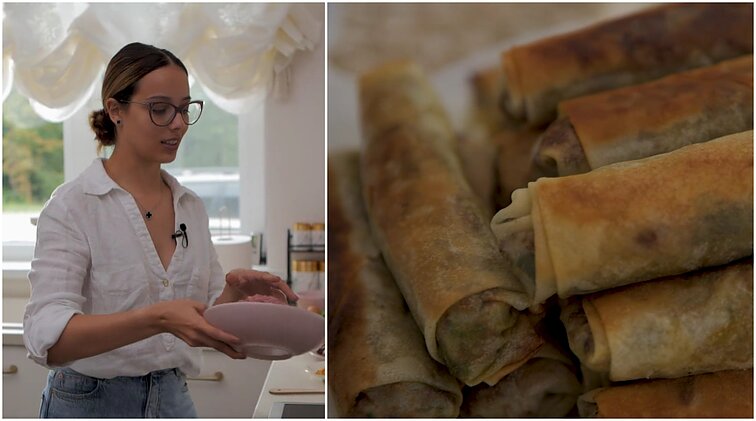 Vokietės Safijos alžyriečio tėčio mėgstamiausias patiekalas – jautienos suktinukai „Burek“