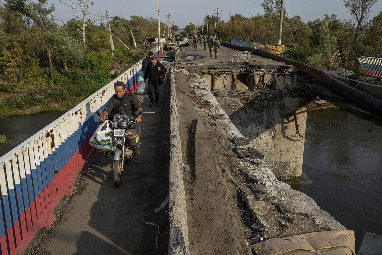Russia's war in Ukraine.