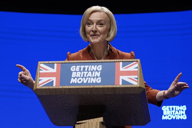 Politologas apie populiarumą praradusios Liz Truss kalbą: konservatoriai jai plojo, bet ar plojo JK, aš abejoju