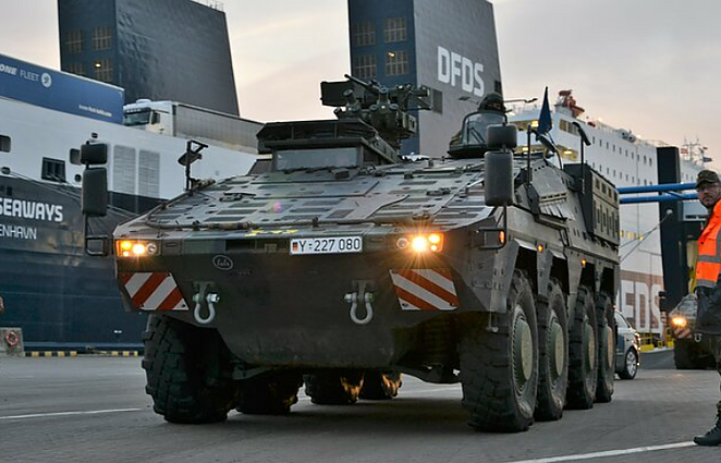 Panorama. Į Klaipėdą atvyko antroji Lietuvoje dislokuojamos vokiečių brigados karių grupė