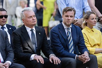 Gitanas Nausėda i Gabrielius Landsbergis