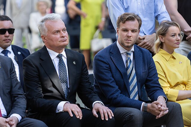 Gitanas Nausėda i Gabrielius Landsbergis