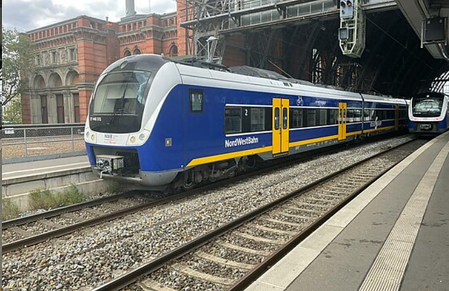 Žinios. Vokietijoje sutrikus traukinių eismui, šalies tarnybos įtaria sabotažą