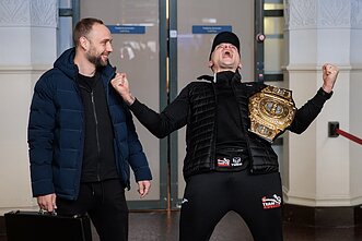 Sergejus Maslobojevas į Lietuvą atvežė „Glory“ čempiono diržą