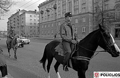 Lithuanian police officer's daily life in the 90s