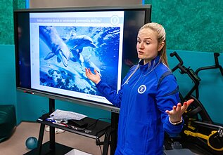 Lietuvos jūrų muziejaus vyriausioji biologė Laura Lupeikaitė Lietuvos jūrų muziejaus vyriausioji biologė Laura Lupeikaitė