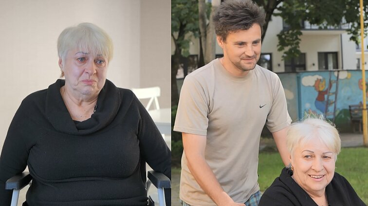 Dėl rusų raketų Maryna neteko mamos, o pačiai teko amputuoti koją: gyvybę jai išgelbėjo iki ligoninės karučiu nuvežęs sūnus