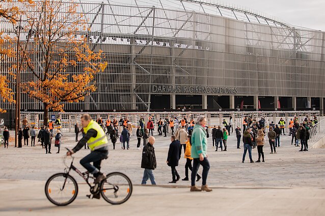 The inaugural event at the Kaunas Darius and Girėnas Stadium