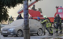 Spalio 17 dienos atakos Kyjive. Rusijos karas prieš Ukrainą.