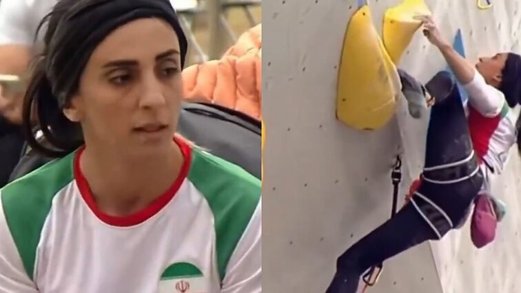 Žinios. Be hidžabo varžybose startavusi iranietė dingo: manoma, kad komandos vadovai iš jos atėmė asmeninius daiktus