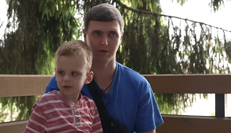 Oleksandras Slipačuk - ypatingo vaiko tėtis.
