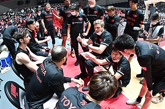 Dainius Adomaitis ir jo treniruojama Tokijo „Alvark“ ekipa