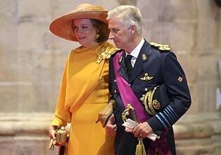 Belgų karalius Pilypas ir karalienė Matilda