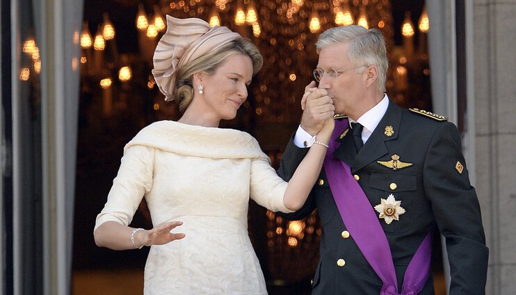 Belgų karalius Pilypas ir karalienė Matilda