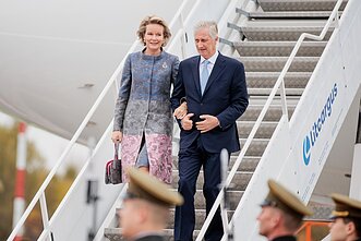 Į Lietuvą atvyko belgų karalius Pilypas ir karalienė Matilda