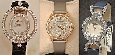 Keli etiškai pagaminti „Chopard“ moteriški laikrodžiai. Galima atsekti visą aukso ir brangakmenių tiekimo grandinę bei jų kilmę. Keli etiškai pagaminti „Chopard“ moteriški laikrodžiai. Galima atsekti visą aukso ir brangakmenių tiekimo grandinę bei jų kilmę.