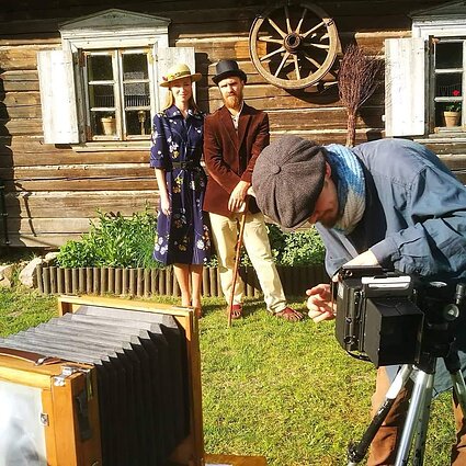 Gretos ir Konrado Kupstų sodyboje