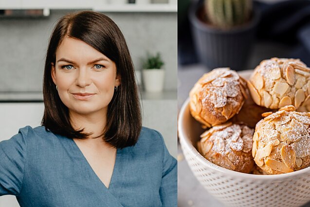 Astos Černės migdoliniai sausainiai