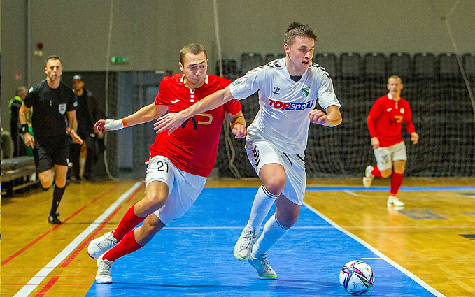 UEFA Futsal Čempionų lygos turnyras. Kauno „Žalgiris“ (Lietuva) – „Petrow“ (Latvija)