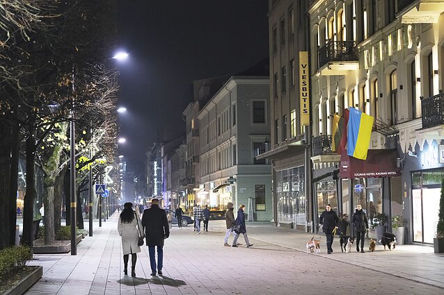 Лайсвес Аллея в Каунасе