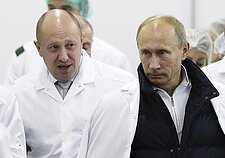 Евгений Пригожин и Владимир Путин Евгений Пригожин и Владимир Путин