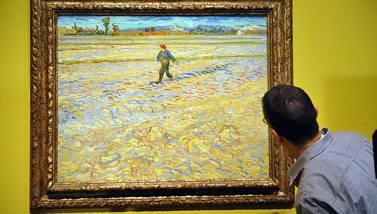 Sriuba apsiginklavusių klimato aktyvistų naujausias taikinys – van Gogho paveikslas