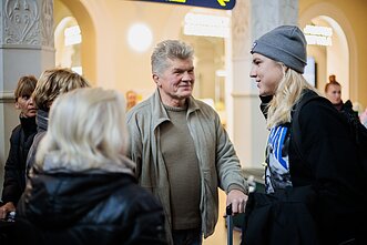 Rūta Meilutytė Vilniaus oro uoste