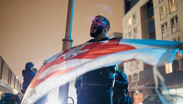 Prie Baltarusijos ambasados Vilniuje – protesto akcija ir Minske nužudyto opozicionieriaus pagerbimas