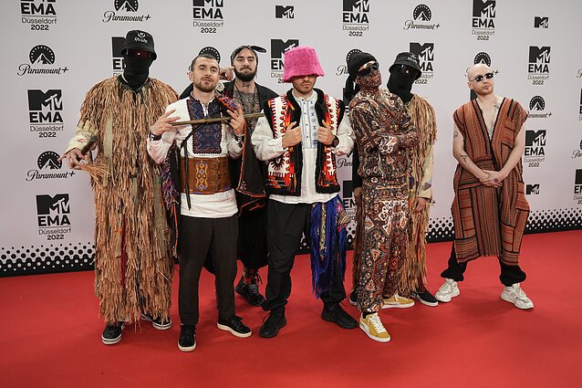 „Kalush Orchestra“ MTV EMA ceremonijoje