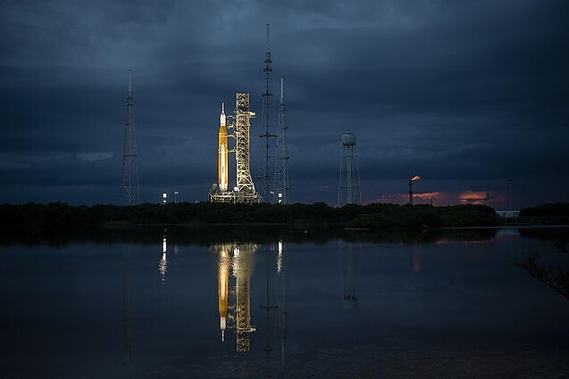 Žinios. NASA dar kartą bandys paleisti mėnulio misiją „Artemis 1“