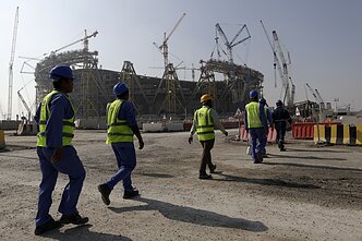 Migrantai Katare, sukūrę infrastruktūrą pasaulio čempionatui