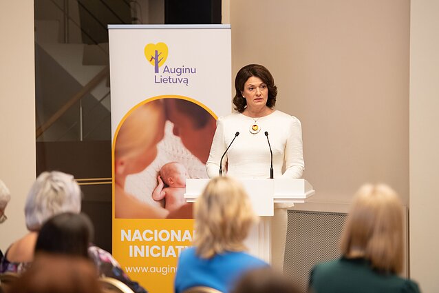 Diana Nausėdienė konferencijoje „Auginu Lietuvą“