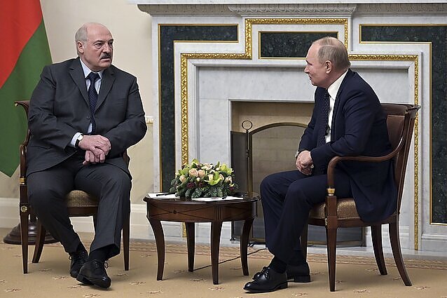Александр Лукашенко и Владимир Путин Александр Лукашенко и Владимир Путин