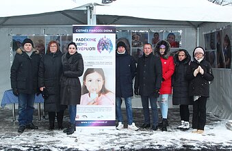 Cistinės fibrozės dienos minėjimas ir akcija Vilniuje