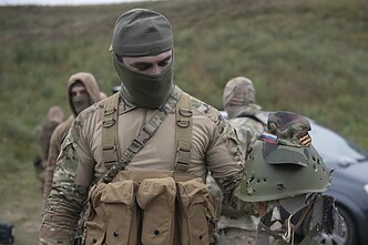 Prie Ukrainos kariuomenės prisijungę čečėnų savanoriai