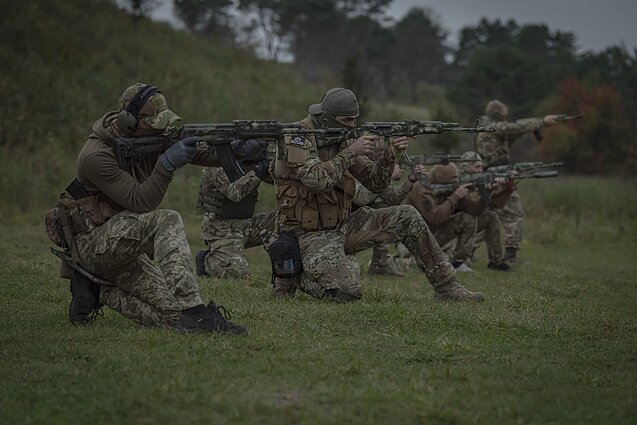 Prie Ukrainos kariuomenės prisijungę čečėnų savanoriai